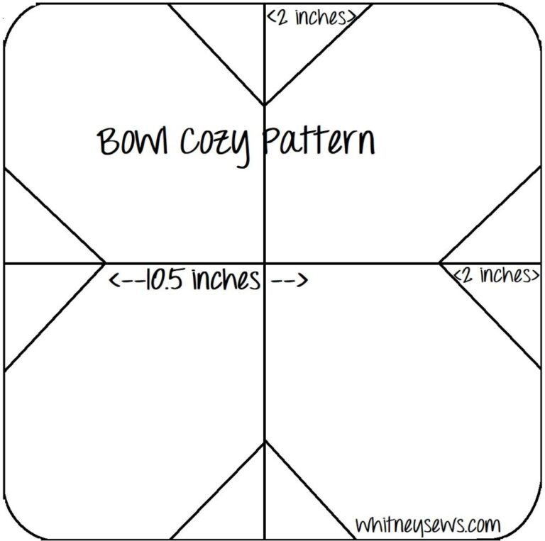Reversible Bowl Cozy Whitney Sews