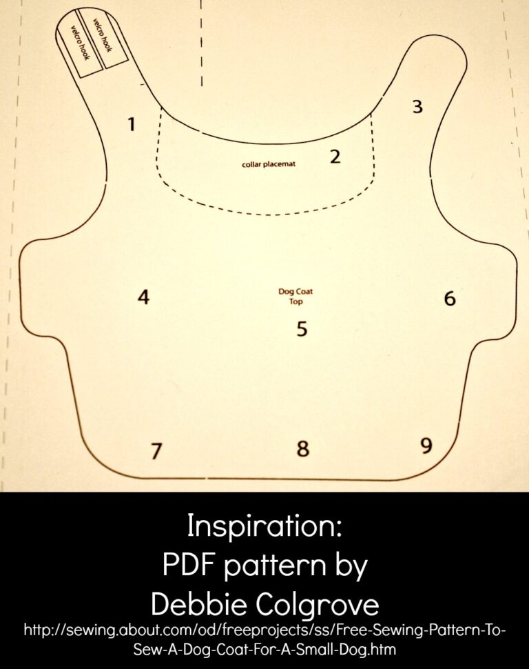 Ricochet And Away DIY Dog Coat