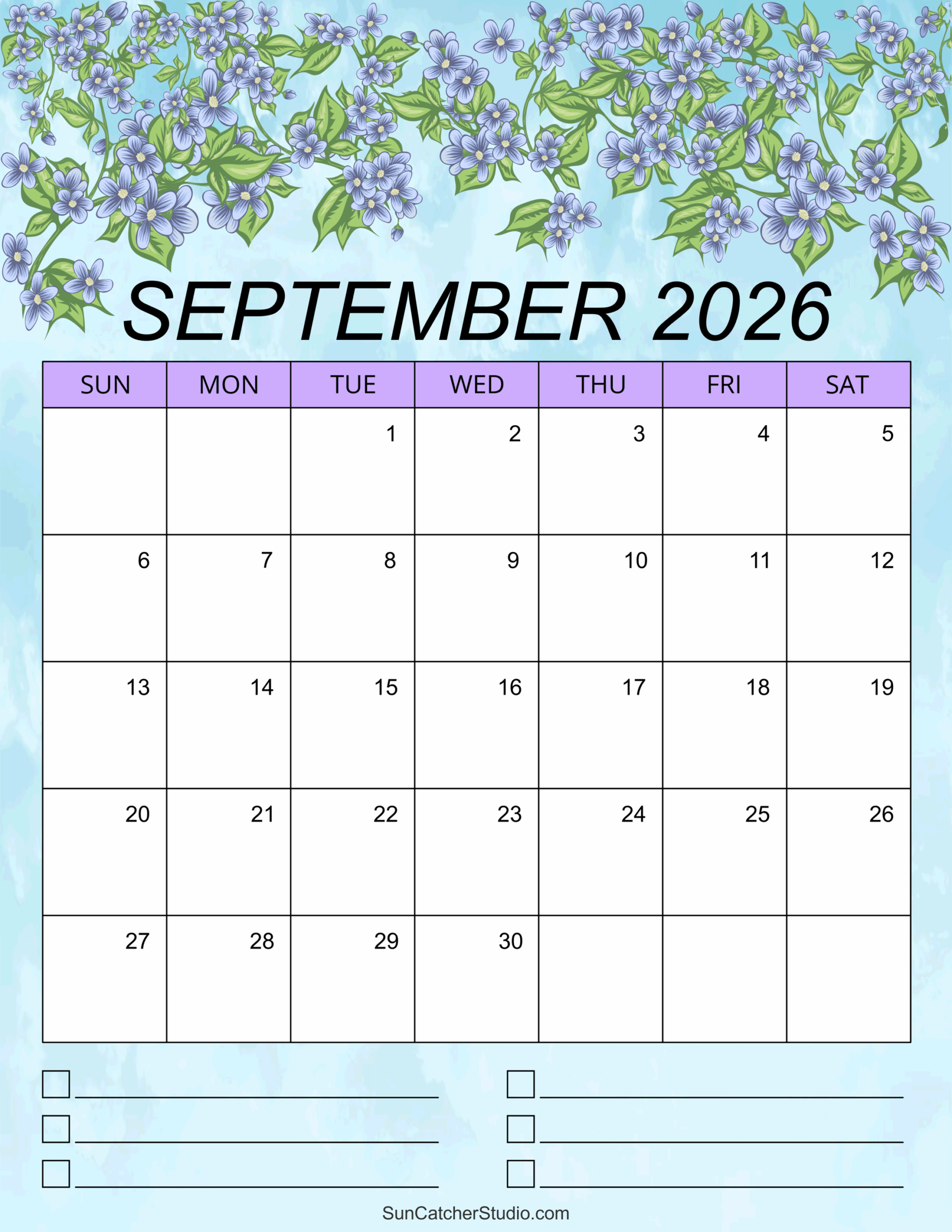 Calendar September 2026 To May 2026