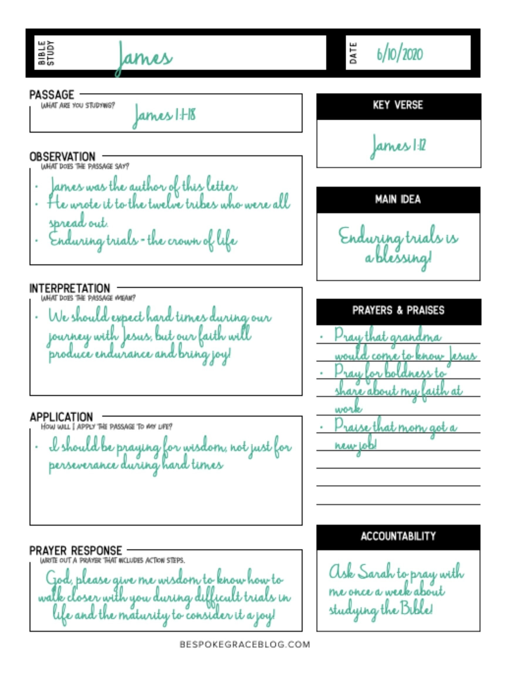 SOAP Bible Study Printable With Free Gift Bible Study Notes Etsy Worksheets Library