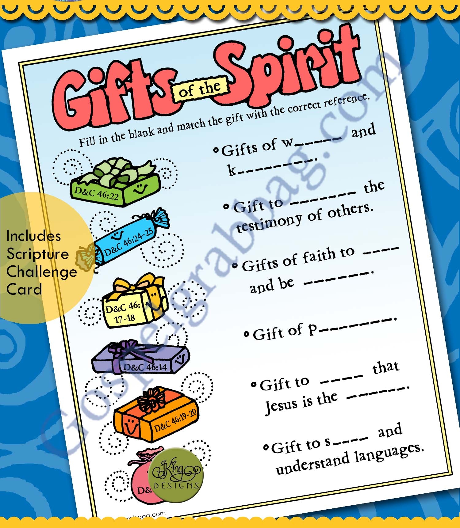 Free Printable Spiritual Gifts Test