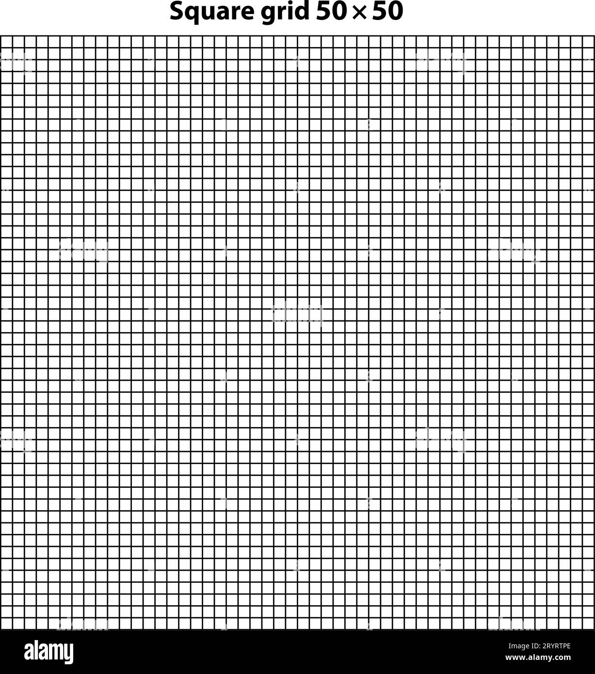 Square Grid With 50 By 50 Squares Grid Texture Background Vector Illustration White Backdrop With Abstract Grid Lines And Black Square Lines Stock Vector Image U0026 Art Alamy