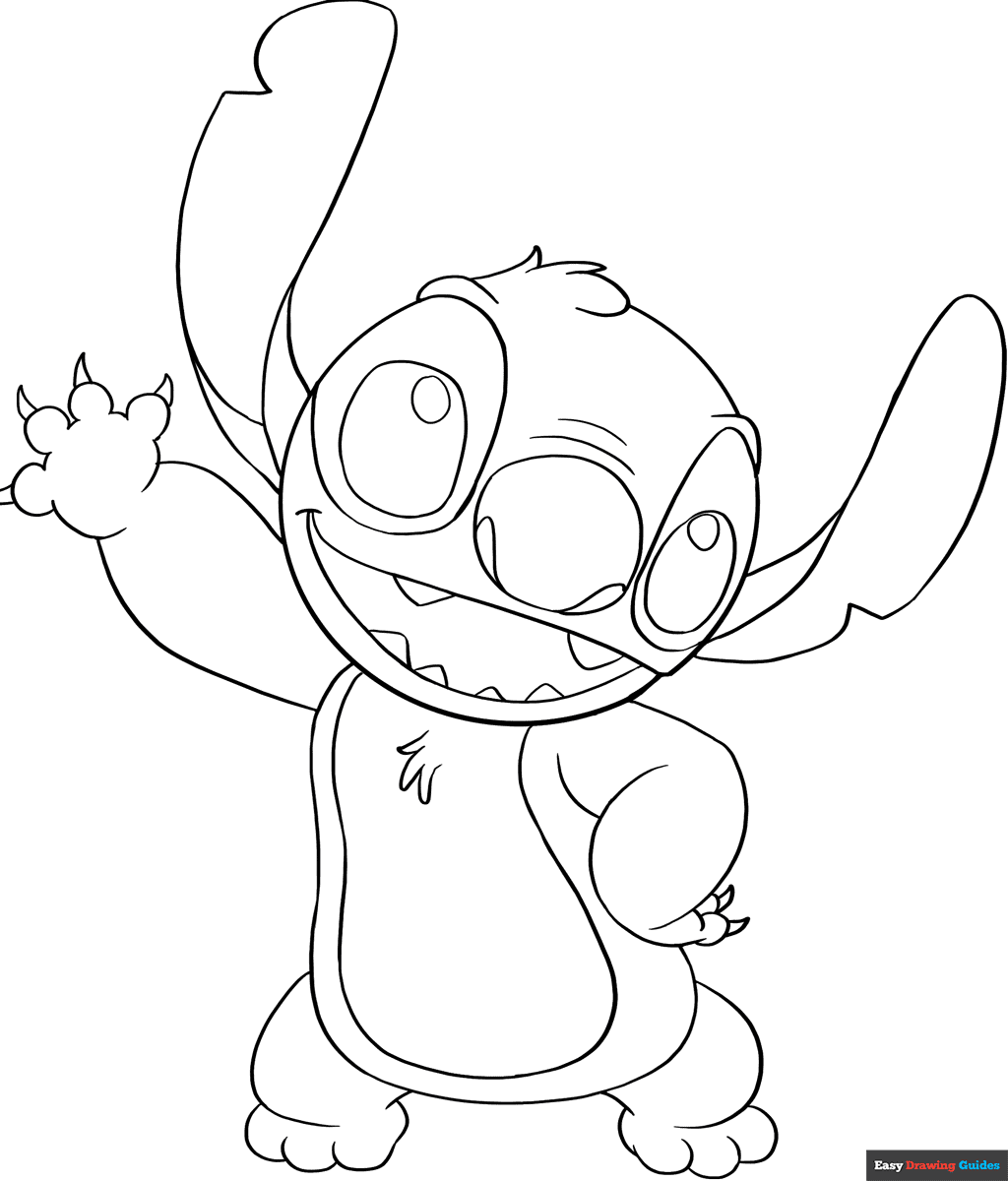 Free Printable Stitch Coloring Pages