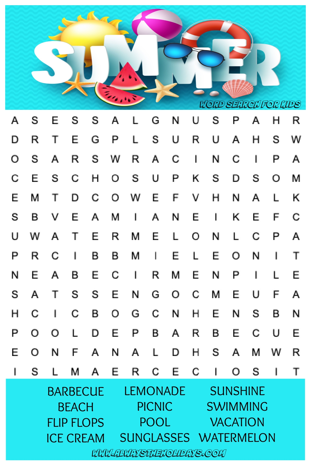 Free Printable Word Searches Large Print