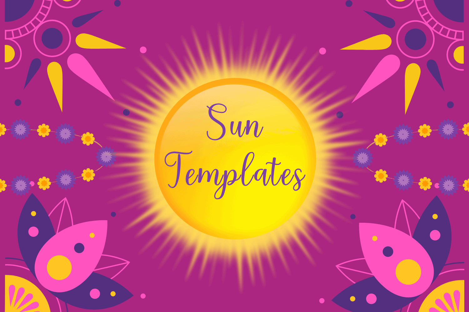 Sun Templates Lots Of Shapes And Sizes Cassie Smallwood