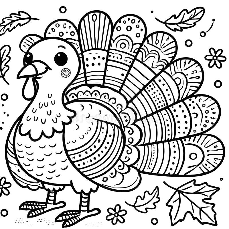 Thanksgiving Turkey Coloring Stock Illustrations 1 100 Thanksgiving Turkey Coloring Stock Illustrations Vectors U0026 Clipart Dreamstime
