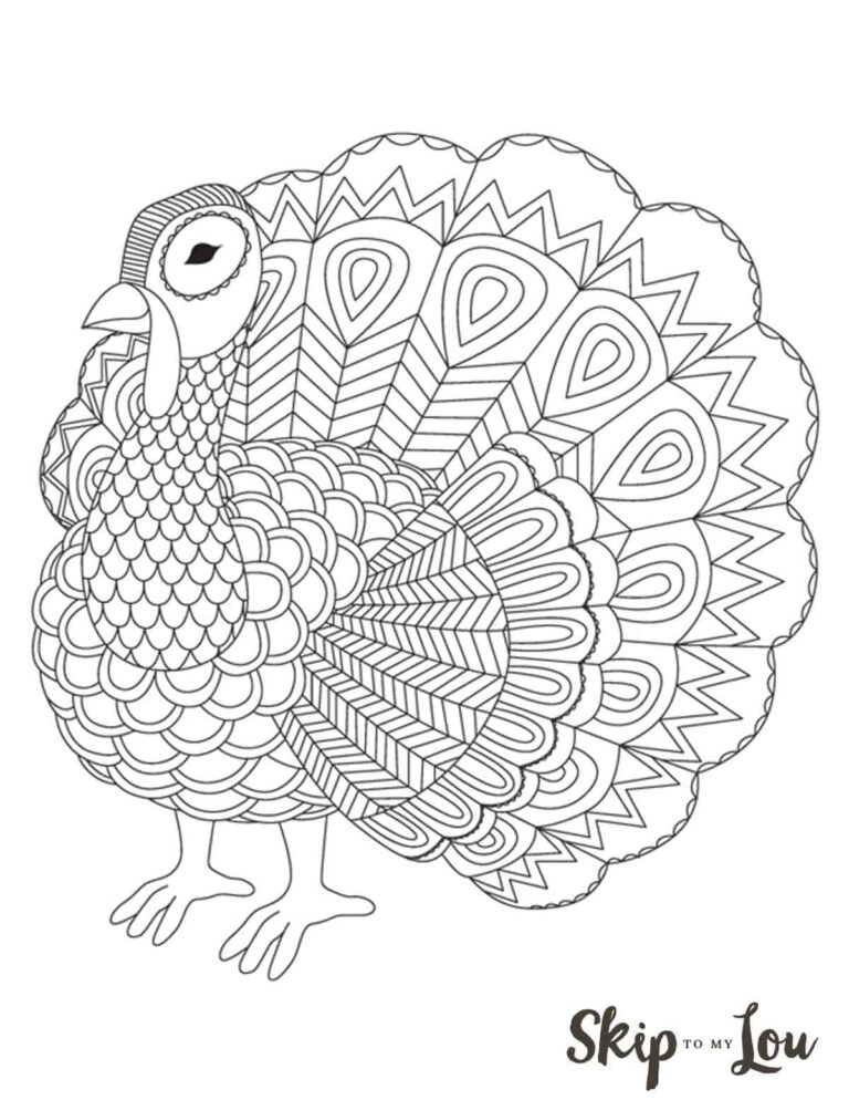The CUTEST Free Turkey Coloring Pages Skip To My Lou Worksheets Library