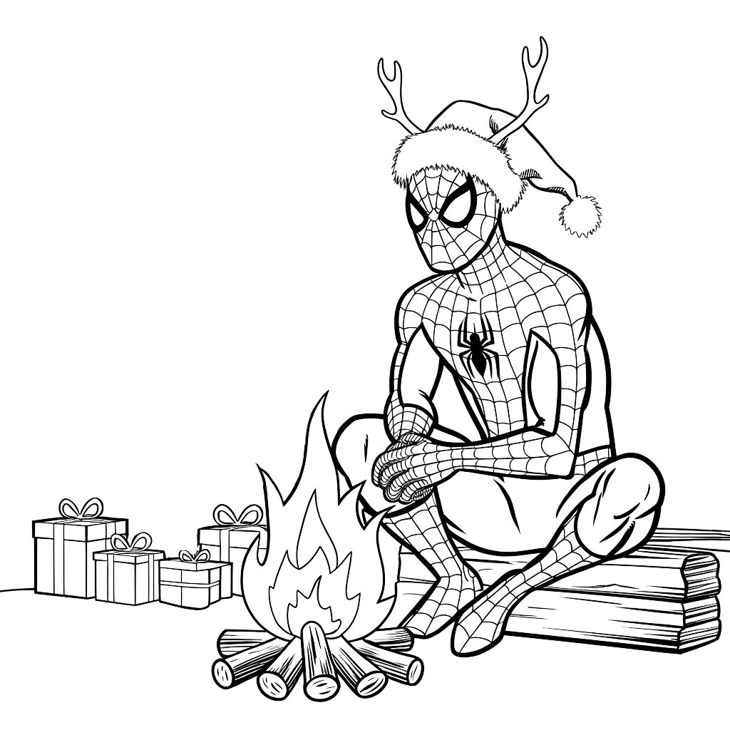 Free Printable Spiderman Coloring Sheets
