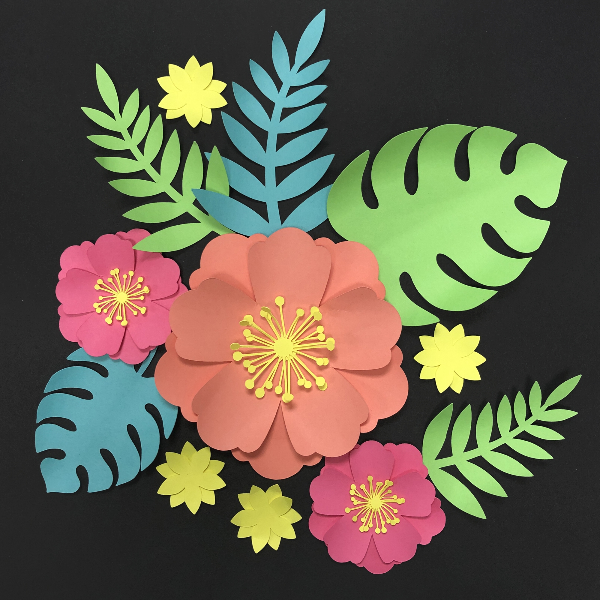 Downloadable Free Printable Paper Flower Templates