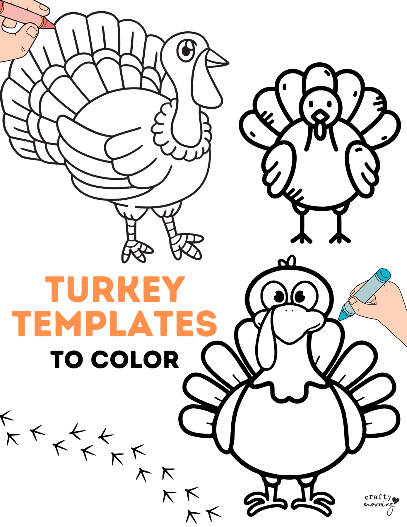 Free Printable Thanksgiving Turkey Template