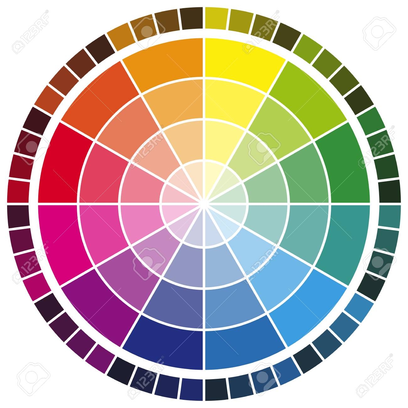 Color Wheel Free Printable