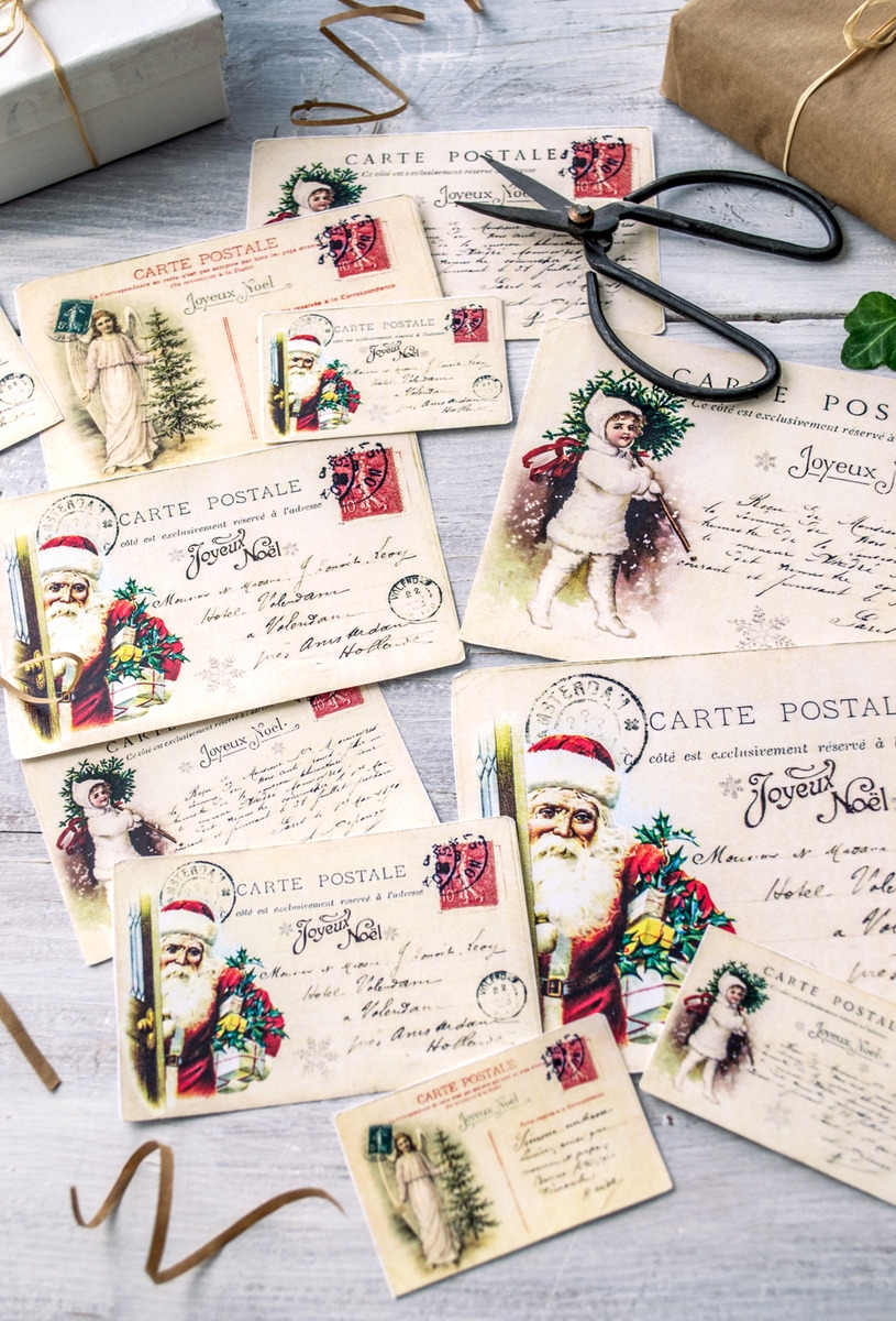 Christmas Postcards Free Printable