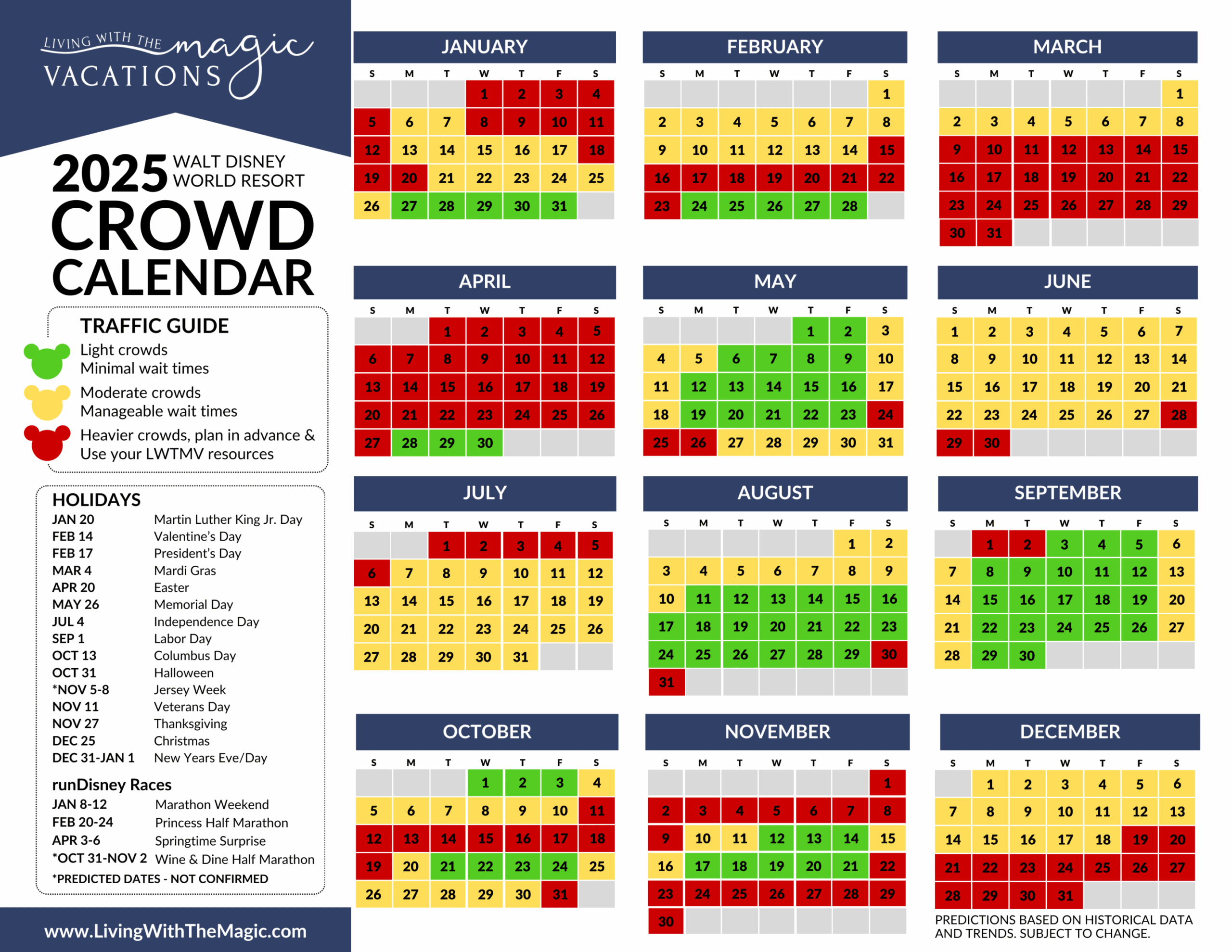 May 2026 Disney Crowd Calendar