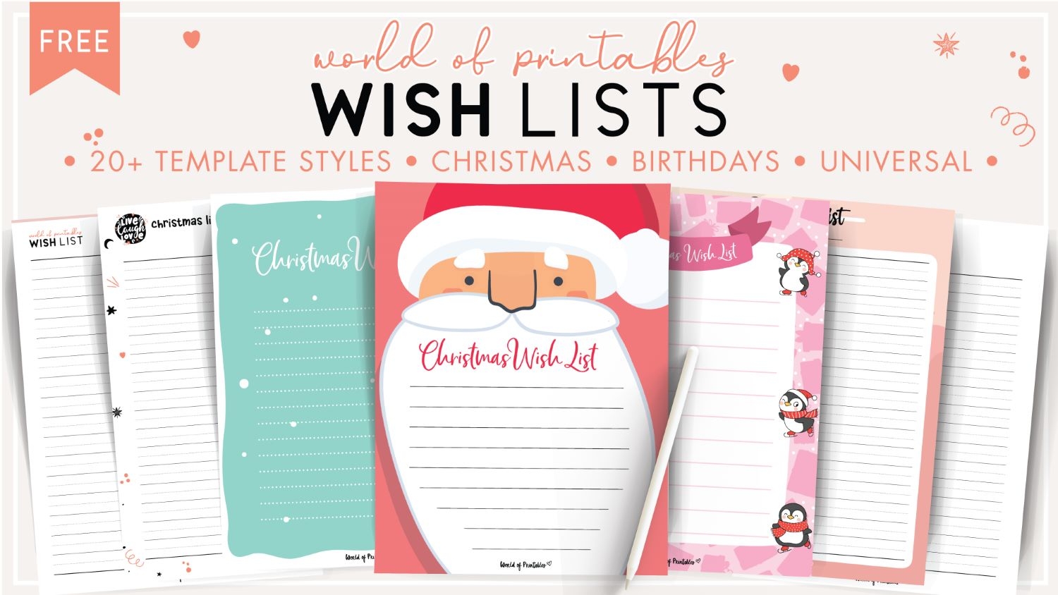 Christmas List Free Printable