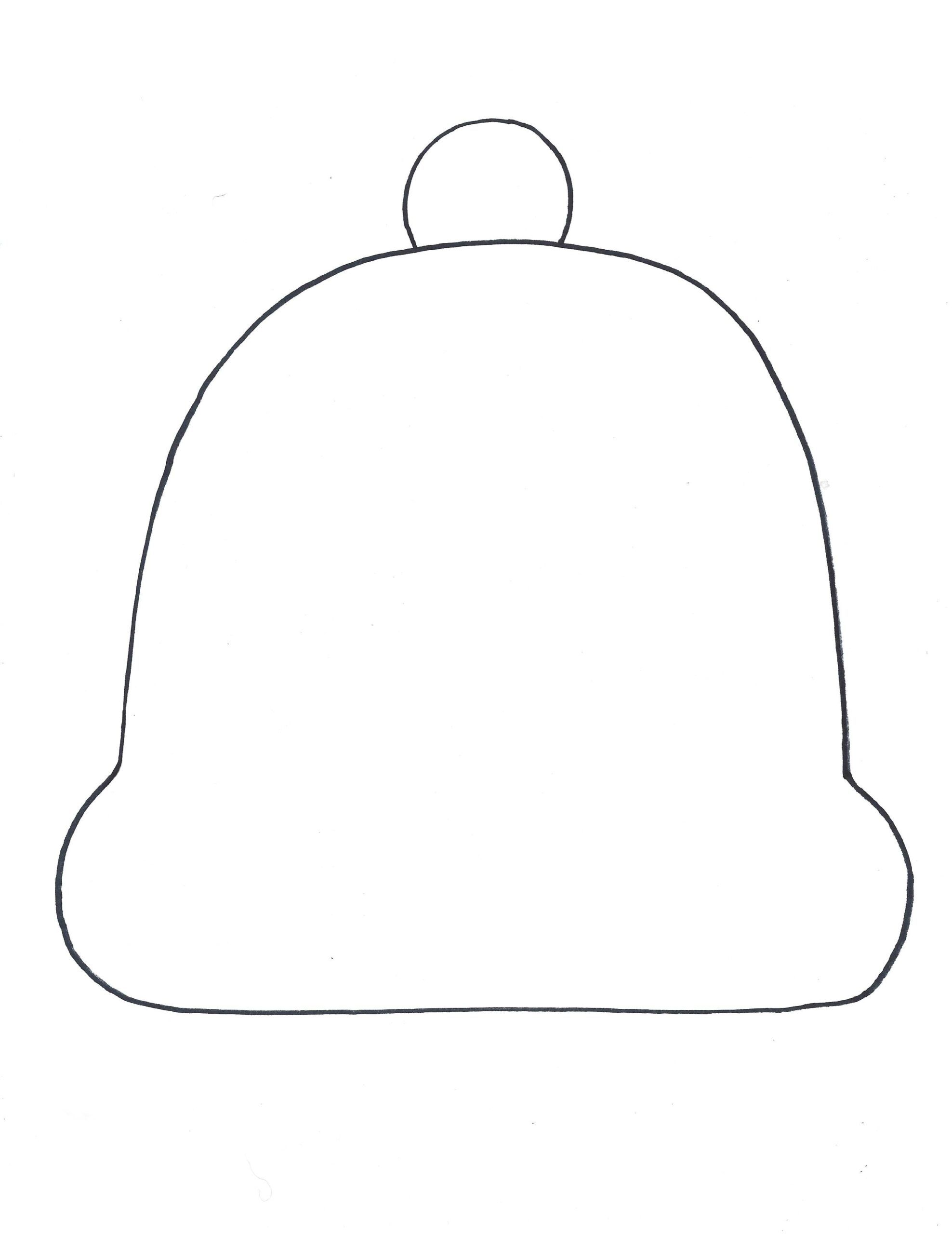 Winter Hat Template Printable Free