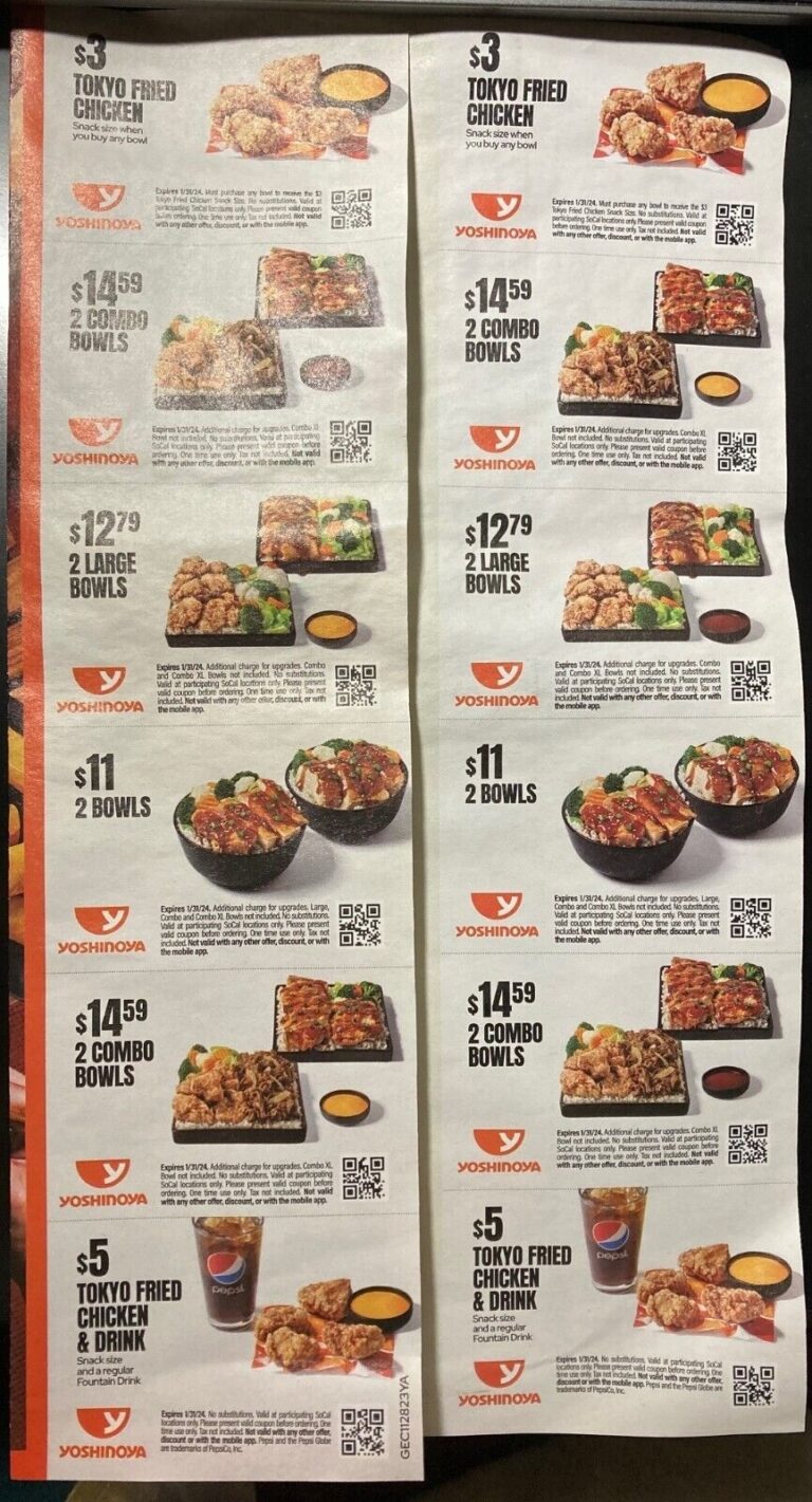 Yoshinoya Coupons On Sale