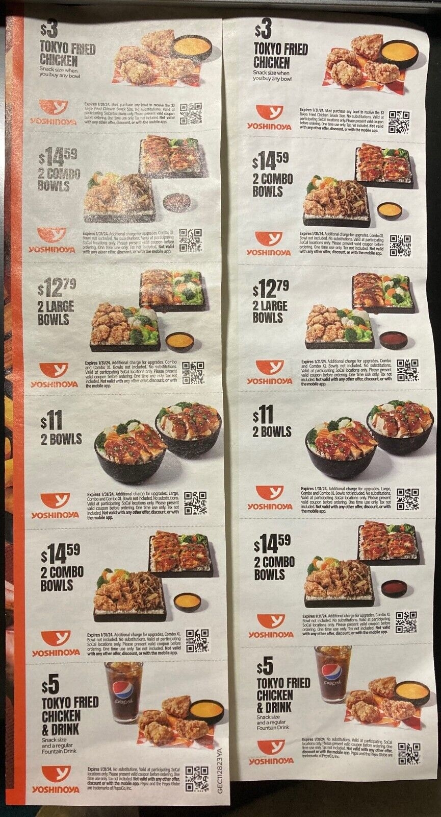 Yoshinoya Coupons On Sale